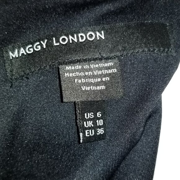 Maggie London Sheath Dress Geometric Design - Picture 6 of 6